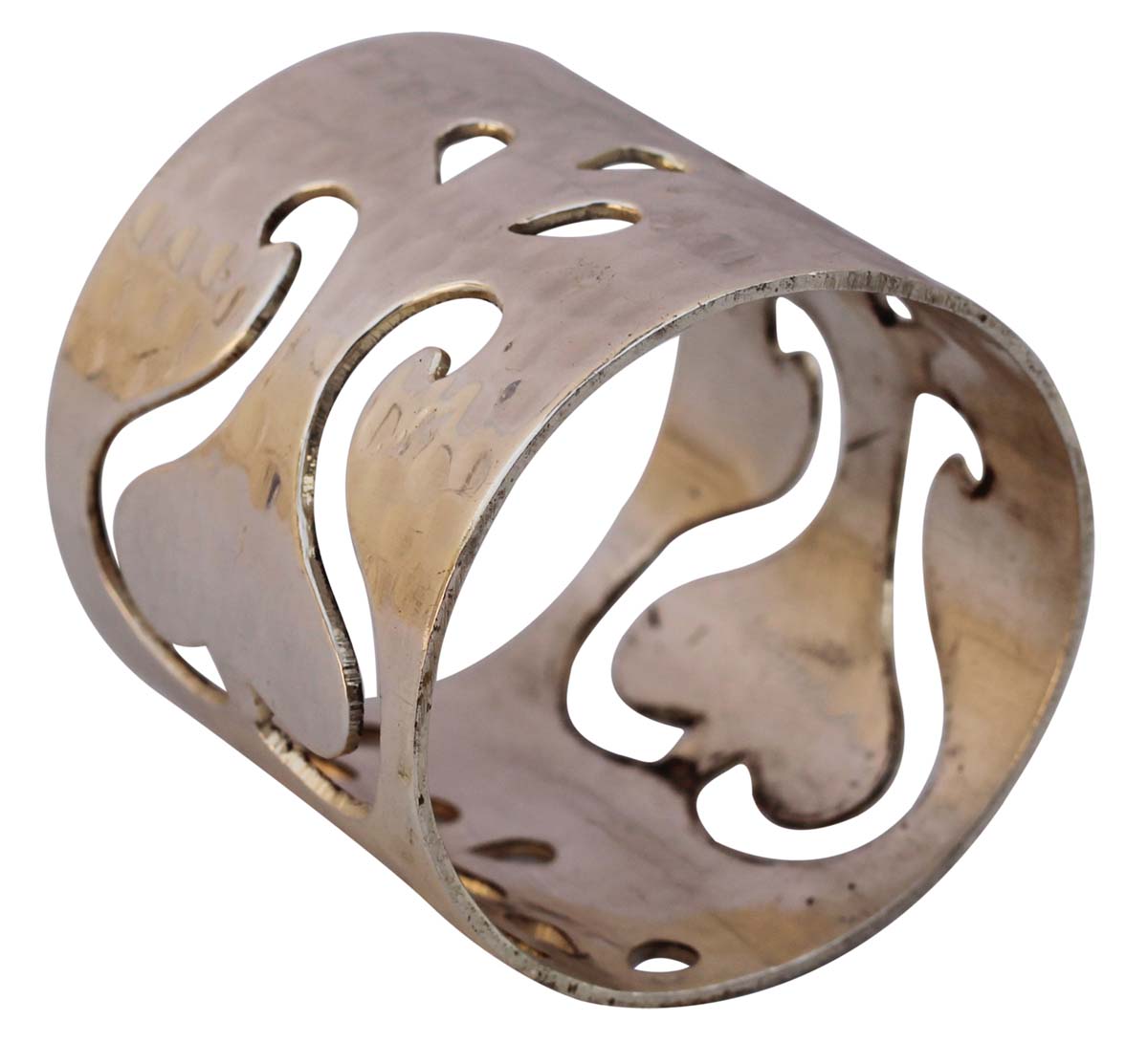 Wholesale Napkin Rings - Metal Napkin Rings - Nickel Plated - Hammered Effect & Cut-Out Patterns - Dining Table Accessories